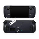 Cute Cartoon Astronaut in Space V2 // Full Body Skin Decal Wrap Kit for the Steam Deck handheld gaming computer