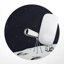 Cute Cartoon Astronaut in Space V3// WaterProof Rubber Foam Backed Anti-Slip Mouse Pad for Home Work Office or Gaming Computer Desk
