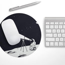 Cute Cartoon Astronaut in Space V3// WaterProof Rubber Foam Backed Anti-Slip Mouse Pad for Home Work Office or Gaming Computer Desk