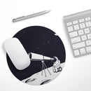 Cute Cartoon Astronaut in Space V3// WaterProof Rubber Foam Backed Anti-Slip Mouse Pad for Home Work Office or Gaming Computer Desk