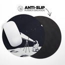 Cute Cartoon Astronaut in Space V3// WaterProof Rubber Foam Backed Anti-Slip Mouse Pad for Home Work Office or Gaming Computer Desk
