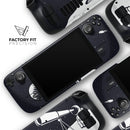 Cute Cartoon Astronaut in Space V3 // Full Body Skin Decal Wrap Kit for the Steam Deck handheld gaming computer