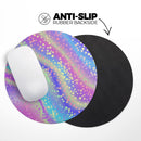 Cute Holo Confetti V1// WaterProof Rubber Foam Backed Anti-Slip Mouse Pad for Home Work Office or Gaming Computer Desk