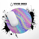 Cute Holo Confetti V1// WaterProof Rubber Foam Backed Anti-Slip Mouse Pad for Home Work Office or Gaming Computer Desk