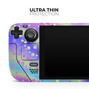 Cute Holo Confetti V1 // Full Body Skin Decal Wrap Kit for the Steam Deck handheld gaming computer