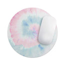 Cute Minimal Rainbow Tie Dye Swirl// WaterProof Rubber Foam Backed Anti-Slip Mouse Pad for Home Work Office or Gaming Computer Desk