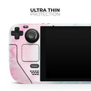 Cute Minimal Rainbow Tie Dye Swirl // Full Body Skin Decal Wrap Kit for the Steam Deck handheld gaming computer