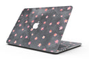 Cute Watercolor Flowers over Black - MacBook Pro with Retina Display Full-Coverage Skin Kit