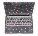 Cute Watercolor Flowers over Black - MacBook Pro with Retina Display Full-Coverage Skin Kit