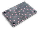 Cute Watercolor Flowers over Black - MacBook Pro with Retina Display Full-Coverage Skin Kit