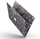 Cute Watercolor Flowers over Black - MacBook Pro with Retina Display Full-Coverage Skin Kit