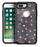 Cute Watercolor Flowers over Black - iPhone 7 Plus/8 Plus OtterBox Case & Skin Kits