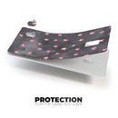 Cute Watercolor Flowers over Black - Premium Protective Decal Skin-Kit for the Apple Credit Card