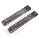 Cute Watercolor Flowers over Black - Premium Decal Protective Skin-Wrap Sticker compatible with the Juul Labs vaping device