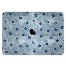MacBook Pro with Touch Bar Skin Kit - Cute_Watercolor_Flowers_over_Blue-MacBook_13_Touch_V3.jpg?
