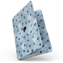 MacBook Pro with Touch Bar Skin Kit - Cute_Watercolor_Flowers_over_Blue-MacBook_13_Touch_V7.jpg?