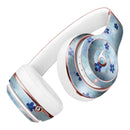 Cute Watercolor Flowers over Blue Full-Body Skin Kit for the Beats by Dre Solo 3 Wireless Headphones