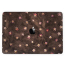 MacBook Pro with Touch Bar Skin Kit - Cute_Watercolor_Flowers_over_Brown-MacBook_13_Touch_V3.jpg?