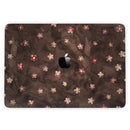 MacBook Pro without Touch Bar Skin Kit - Cute_Watercolor_Flowers_over_Brown-MacBook_13_Touch_V6.jpg?