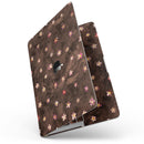 MacBook Pro with Touch Bar Skin Kit - Cute_Watercolor_Flowers_over_Brown-MacBook_13_Touch_V7.jpg?