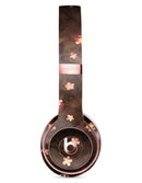 Cute Watercolor Flowers over Brown Full-Body Skin Kit for the Beats by Dre Solo 3 Wireless Headphones