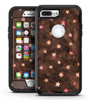 Cute Watercolor Flowers over Brown - iPhone 7 Plus/8 Plus OtterBox Case & Skin Kits