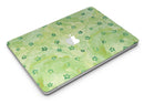 Cute Watercolor Flowers over Green - MacBook Air Skin Kit