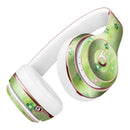 Cute Watercolor Flowers over Green Full-Body Skin Kit for the Beats by Dre Solo 3 Wireless Headphones