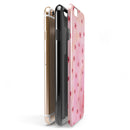 Cute Watercolor Flowers over Pink iPhone 6/6s or 6/6s Plus 2-Piece Hybrid INK-Fuzed Case