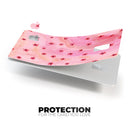 Cute Watercolor Flowers over Pink - Premium Protective Decal Skin-Kit for the Apple Credit Card