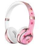 Cute Watercolor Flowers over Pink Full-Body Skin Kit for the Beats by Dre Solo 3 Wireless Headphones