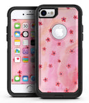 Cute Watercolor Flowers over Pink - iPhone 7 or 8 OtterBox Case & Skin Kits
