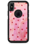 Cute Watercolor Flowers over Pink - iPhone X OtterBox Case & Skin Kits