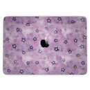 MacBook Pro with Touch Bar Skin Kit - Cute_Watercolor_Flowers_over_Purple-MacBook_13_Touch_V3.jpg?