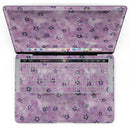 MacBook Pro with Touch Bar Skin Kit - Cute_Watercolor_Flowers_over_Purple-MacBook_13_Touch_V4.jpg?