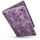MacBook Pro with Touch Bar Skin Kit - Cute_Watercolor_Flowers_over_Purple-MacBook_13_Touch_V6.jpg?