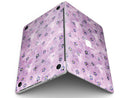 Cute Watercolor Flowers over Purple - MacBook Pro with Retina Display Full-Coverage Skin Kit