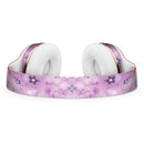 Cute Watercolor Flowers over Purple Full-Body Skin Kit for the Beats by Dre Solo 3 Wireless Headphones