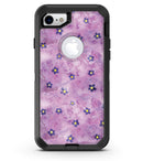 Cute Watercolor Flowers over Purple - iPhone 7 or 8 OtterBox Case & Skin Kits