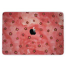 MacBook Pro with Touch Bar Skin Kit - Cute_Watercolor_Flowers_over_Red-MacBook_13_Touch_V3.jpg?