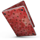MacBook Pro with Touch Bar Skin Kit - Cute_Watercolor_Flowers_over_Red-MacBook_13_Touch_V6.jpg?