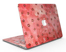 Cute Watercolor Flowers over Red - MacBook Air Skin Kit