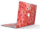 Cute Watercolor Flowers over Red - MacBook Air Skin Kit