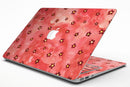 Cute Watercolor Flowers over Red - MacBook Air Skin Kit
