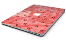 Cute Watercolor Flowers over Red - MacBook Air Skin Kit