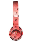 Cute Watercolor Flowers over Red Full-Body Skin Kit for the Beats by Dre Solo 3 Wireless Headphones