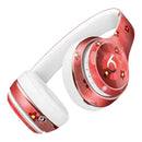 Cute Watercolor Flowers over Red Full-Body Skin Kit for the Beats by Dre Solo 3 Wireless Headphones
