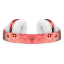 Cute Watercolor Flowers over Red Full-Body Skin Kit for the Beats by Dre Solo 3 Wireless Headphones