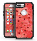 Cute Watercolor Flowers over Red - iPhone 7 Plus/8 Plus OtterBox Case & Skin Kits