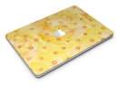 Cute Watercolor Flowers over Yellow - MacBook Air Skin Kit